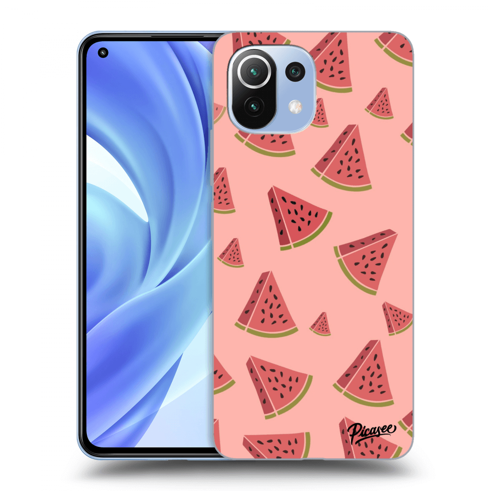 Picasee silikónový prehľadný obal pre Xiaomi Mi 11 - Watermelon