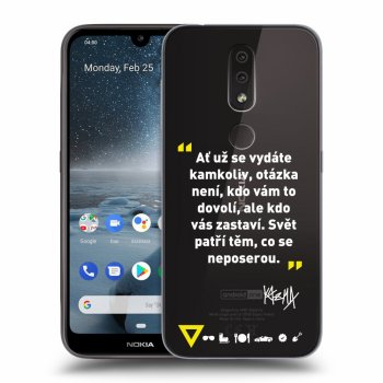 Obal pre Nokia 4.2 - Kazma - SVĚT PATŘÍ TĚM, CO SE NEPOSEROU