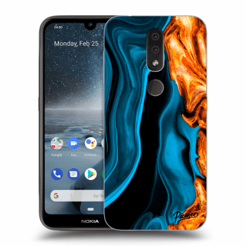 Obal pre Nokia 4.2 - Gold blue