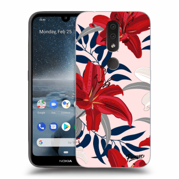 Obal pre Nokia 4.2 - Red Lily