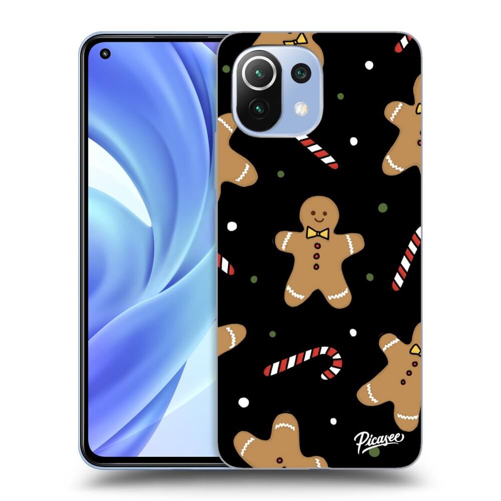Picasee silikónový čierny obal pre Xiaomi Mi 11 Lite - Gingerbread