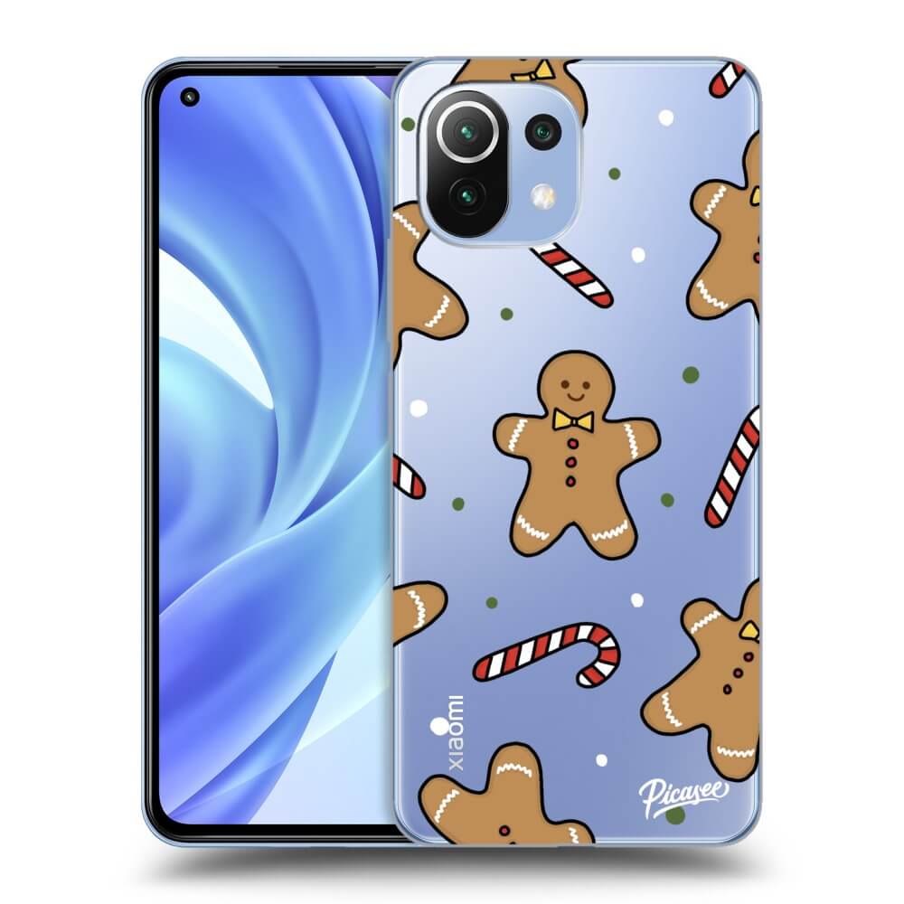 Picasee silikónový prehľadný obal pre Xiaomi Mi 11 Lite - Gingerbread