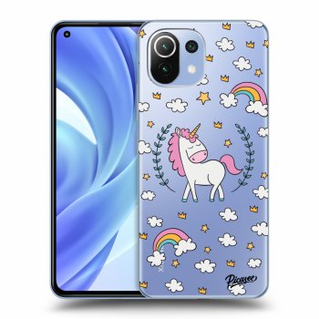 Picasee silikónový prehľadný obal pre Xiaomi Mi 11 Lite - Unicorn star heaven