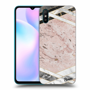 Picasee ULTIMATE CASE pro Xiaomi Redmi 9AT - Pink geometry