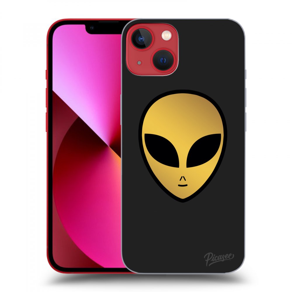 Picasee silikónový čierny obal pre Apple iPhone 13 - Earth - Alien