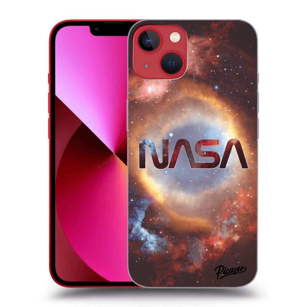 Picasee silikónový čierny obal pre Apple iPhone 13 - Nebula