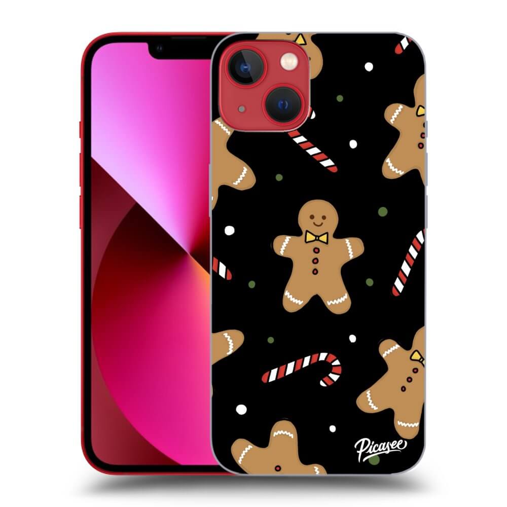 Picasee silikónový čierny obal pre Apple iPhone 13 - Gingerbread
