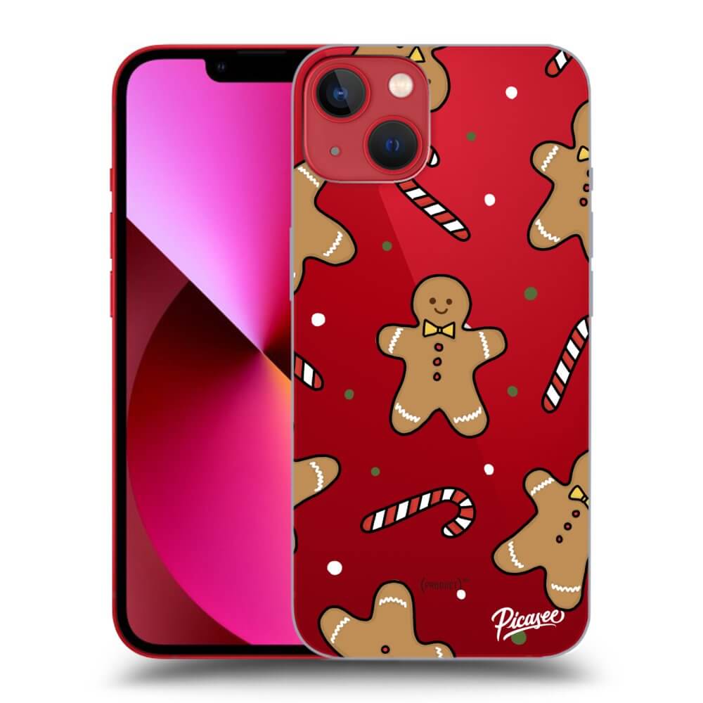 Picasee silikónový prehľadný obal pre Apple iPhone 13 - Gingerbread