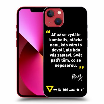 Obal pre Apple iPhone 13 - Kazma - SVĚT PATŘÍ TĚM, CO SE NEPOSEROU