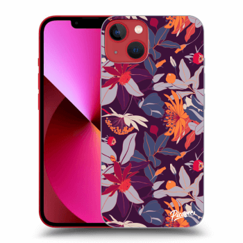 Obal pre Apple iPhone 13 - Purple Leaf
