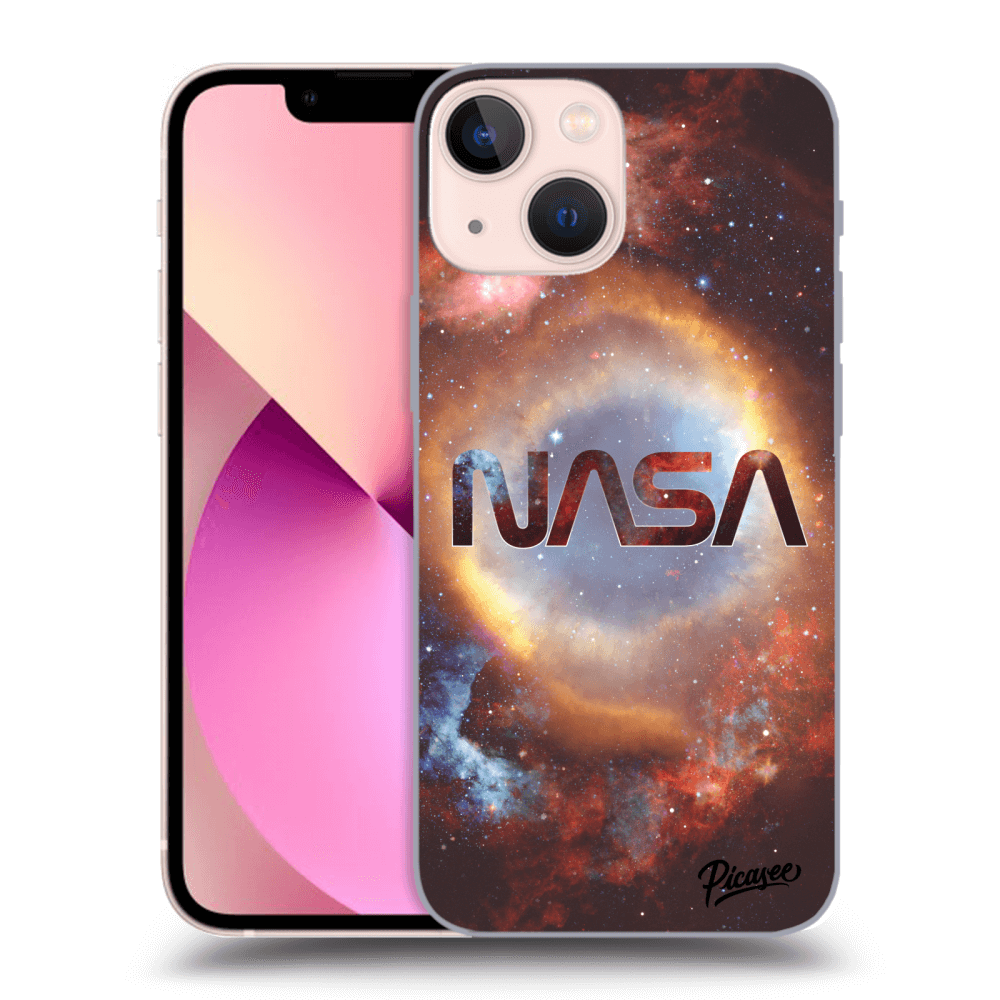 Picasee silikónový prehľadný obal pre Apple iPhone 13 mini - Nebula