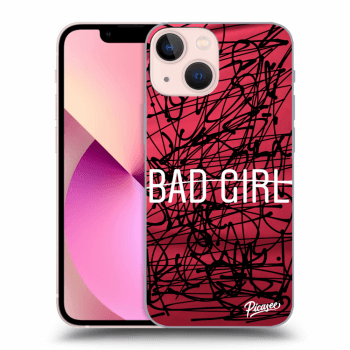 Picasee silikónový prehľadný obal pre Apple iPhone 13 mini - Bad girl