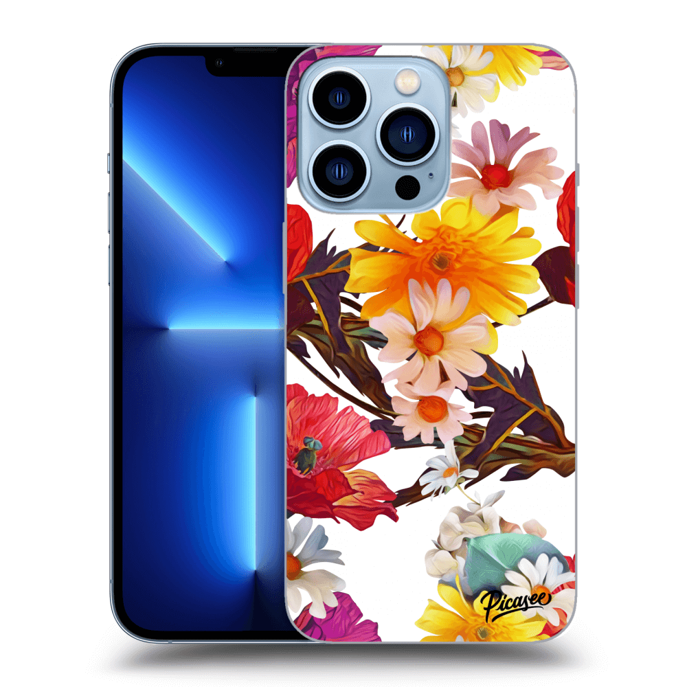 Picasee silikónový prehľadný obal pre Apple iPhone 13 Pro - Meadow