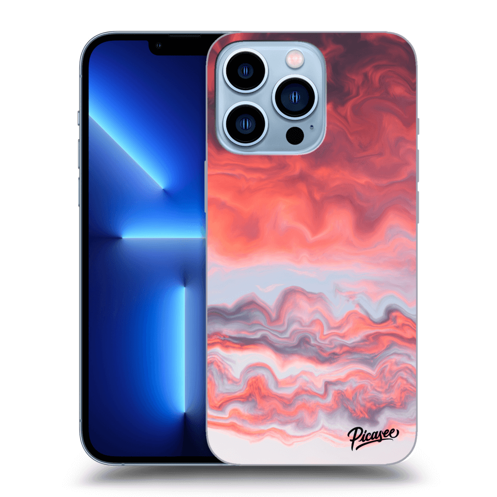 Picasee silikónový prehľadný obal pre Apple iPhone 13 Pro - Sunset
