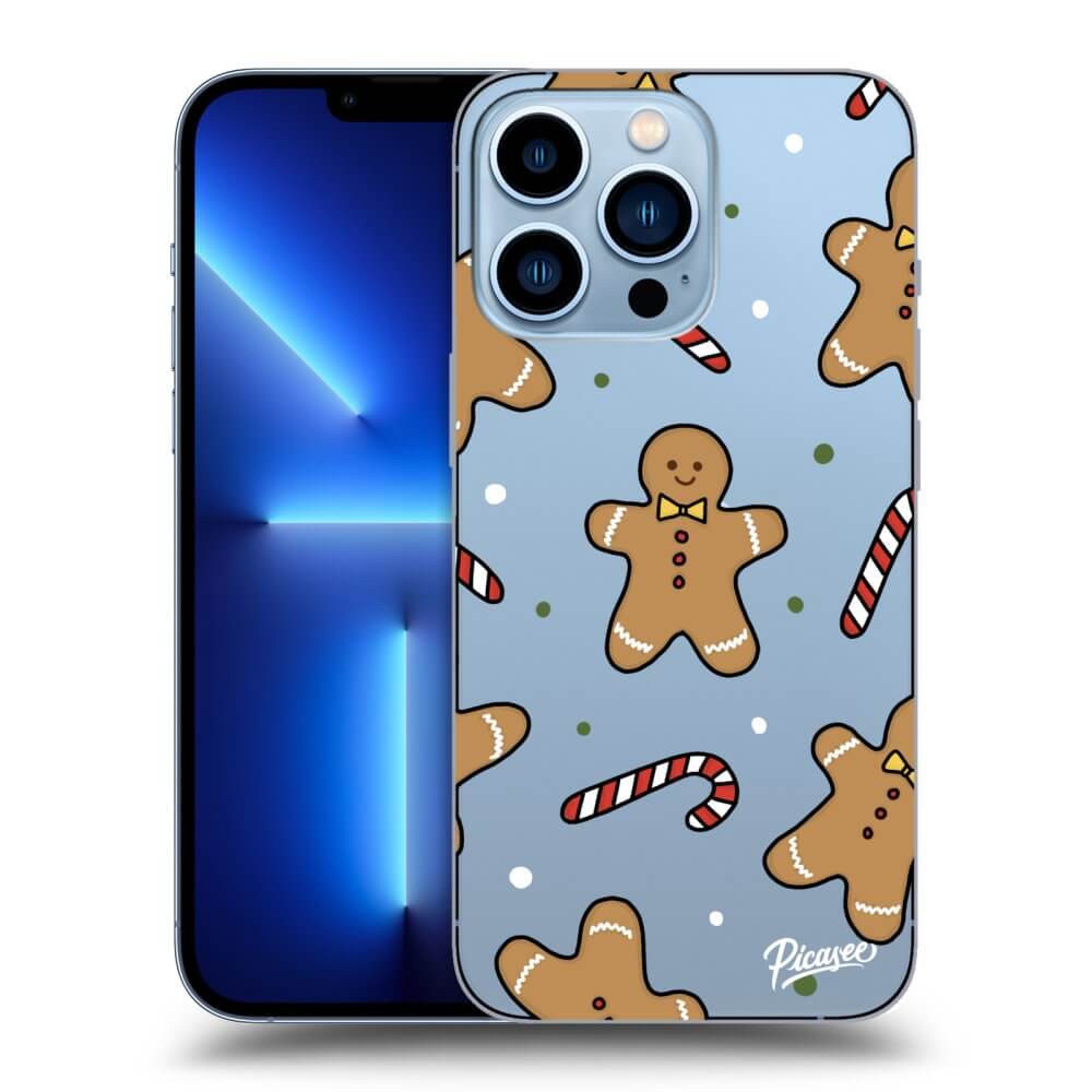 Picasee silikónový prehľadný obal pre Apple iPhone 13 Pro - Gingerbread