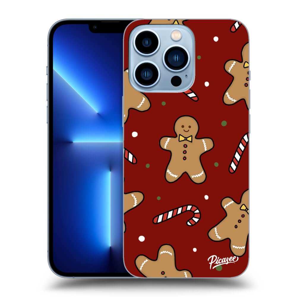 Picasee silikónový prehľadný obal pre Apple iPhone 13 Pro - Gingerbread 2