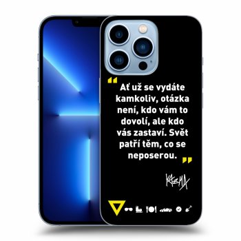 Obal pre Apple iPhone 13 Pro - Kazma - SVĚT PATŘÍ TĚM, CO SE NEPOSEROU