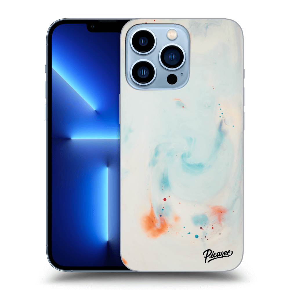 Picasee silikónový prehľadný obal pre Apple iPhone 13 Pro - Splash