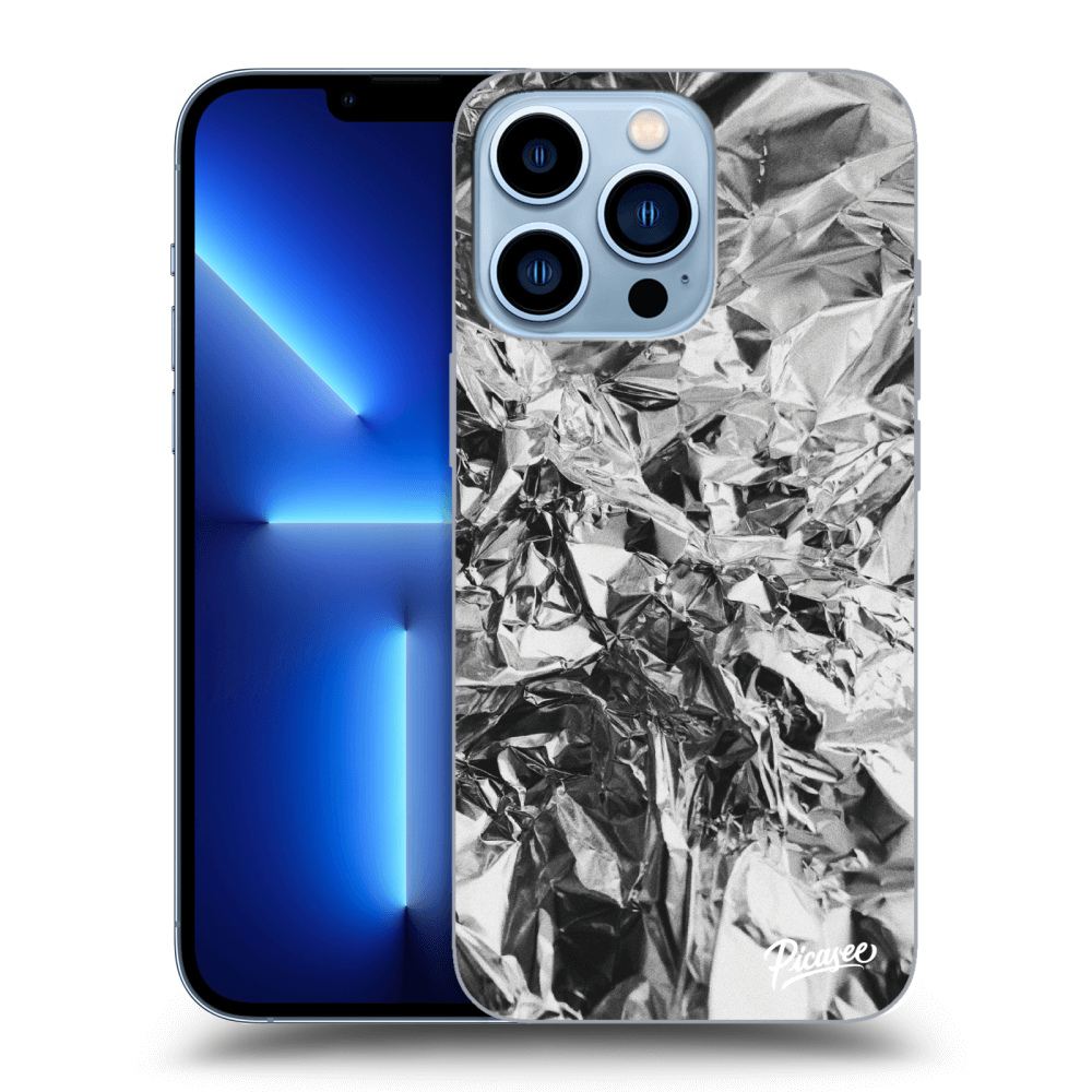 Picasee silikónový prehľadný obal pre Apple iPhone 13 Pro - Chrome