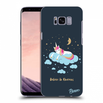 Picasee silikónový prehľadný obal pre Samsung Galaxy S8+ G955F - Believe In Unicorns