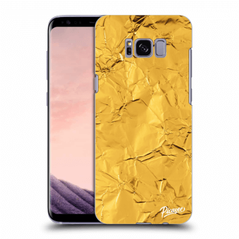 Picasee silikónový prehľadný obal pre Samsung Galaxy S8+ G955F - Gold
