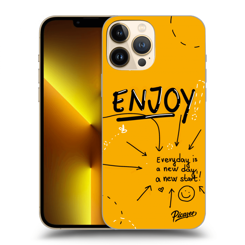 Picasee silikónový prehľadný obal pre Apple iPhone 13 Pro Max - Enjoy