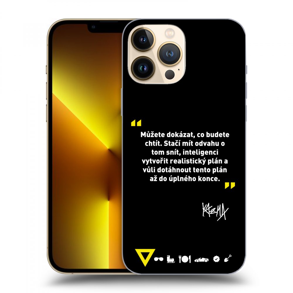 Picasee ULTIMATE CASE pro Apple iPhone 13 Pro Max - Kazma - MŮŽETE DOKÁZAT, CO BUDETE CHTÍT