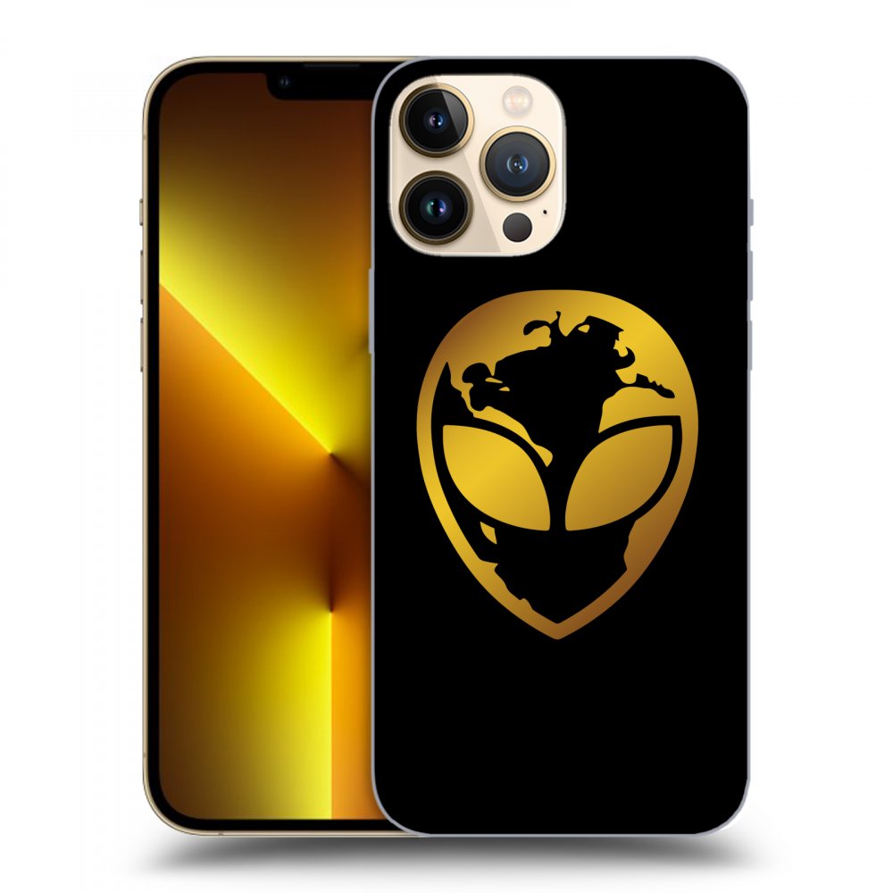 Picasee ULTIMATE CASE pro Apple iPhone 13 Pro Max - EARTH - Gold Alien 3.0