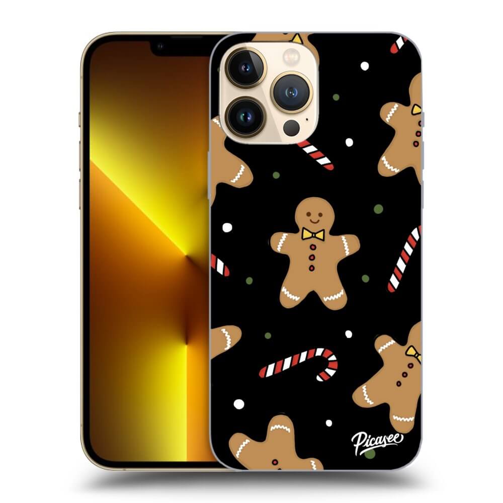 Picasee silikónový čierny obal pre Apple iPhone 13 Pro Max - Gingerbread