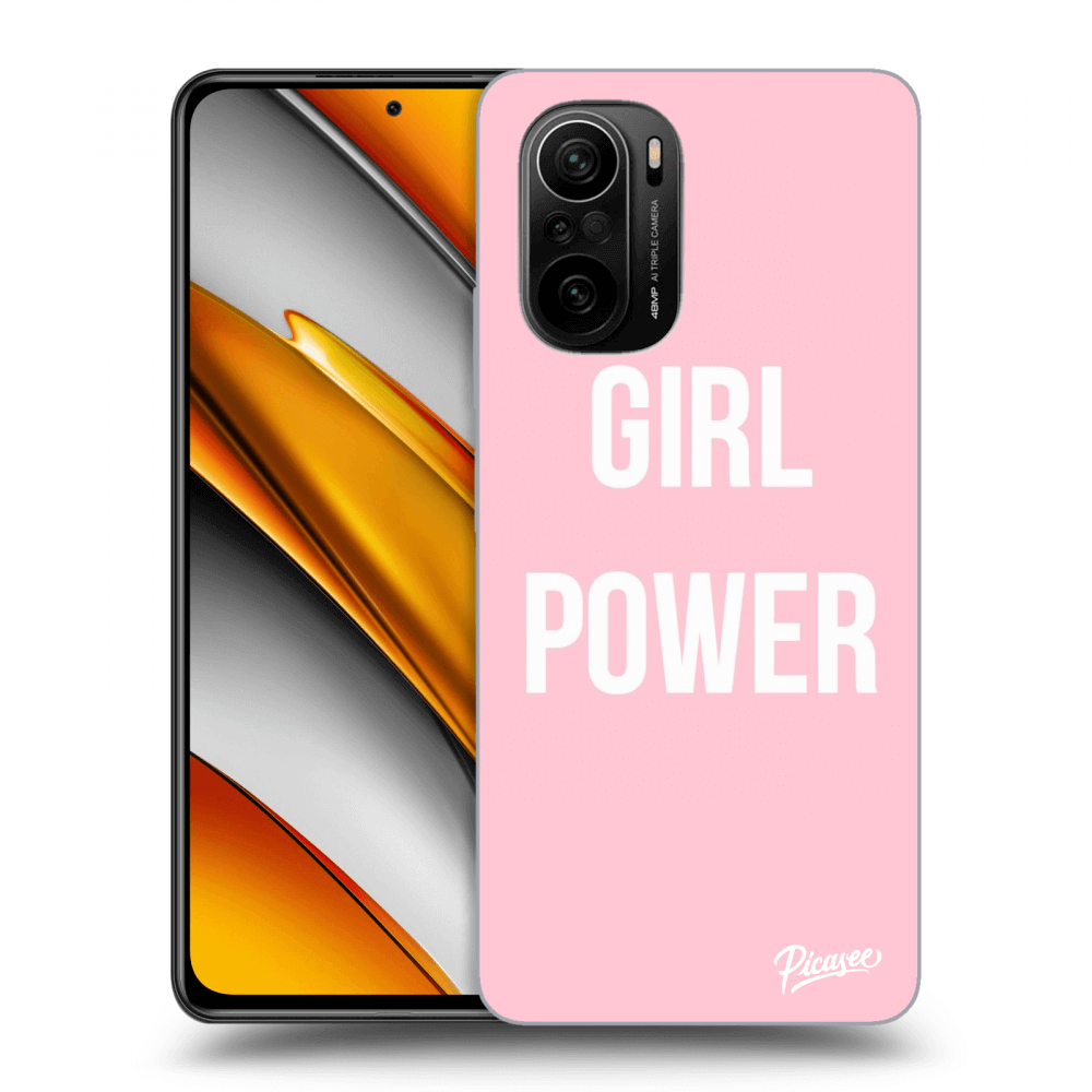 Picasee silikónový čierny obal pre Xiaomi Poco F3 - Girl power