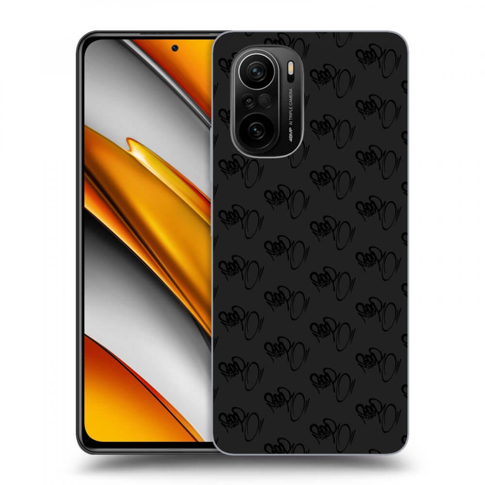 Picasee silikónový čierny obal pre Xiaomi Poco F3 - Separ - Black On Black 1