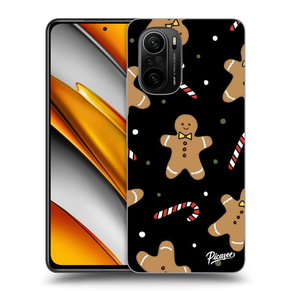 Picasee silikónový čierny obal pre Xiaomi Poco F3 - Gingerbread