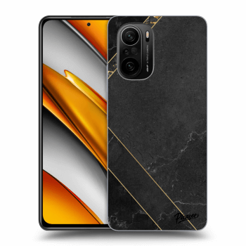 Obal pre Xiaomi Poco F3 - Black tile