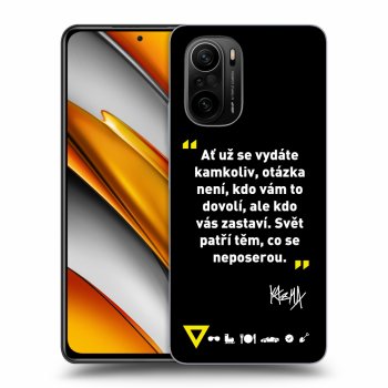 Obal pre Xiaomi Poco F3 - Kazma - SVĚT PATŘÍ TĚM, CO SE NEPOSEROU