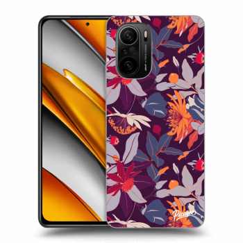 Obal pre Xiaomi Poco F3 - Purple Leaf