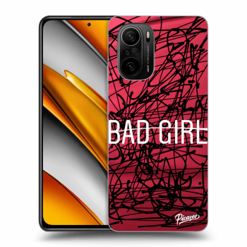 Picasee silikónový prehľadný obal pre Xiaomi Poco F3 - Bad girl