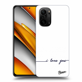 Obal pre Xiaomi Poco F3 - I love you
