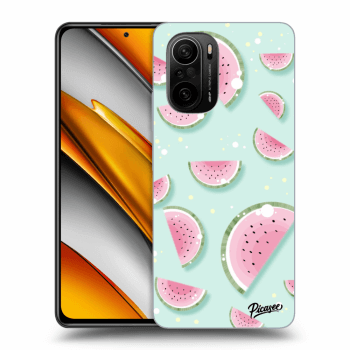 Picasee silikónový čierny obal pre Xiaomi Poco F3 - Watermelon 2