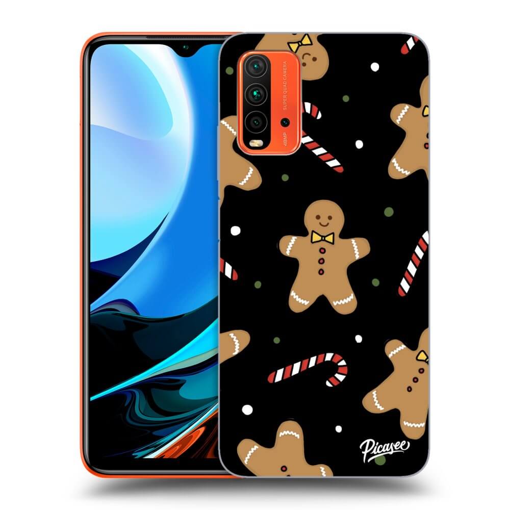 Picasee silikónový čierny obal pre Xiaomi Redmi 9T - Gingerbread