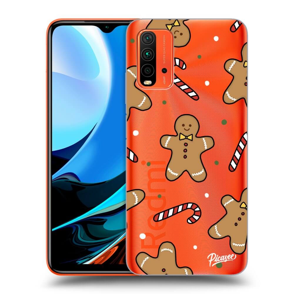 Picasee silikónový prehľadný obal pre Xiaomi Redmi 9T - Gingerbread