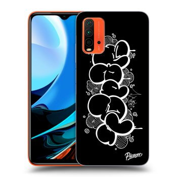 Picasee silikónový čierny obal pre Xiaomi Redmi 9T - Throw UP