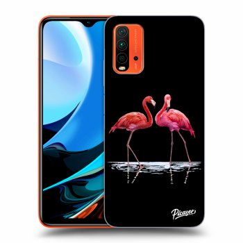 Obal pre Xiaomi Redmi 9T - Flamingos couple