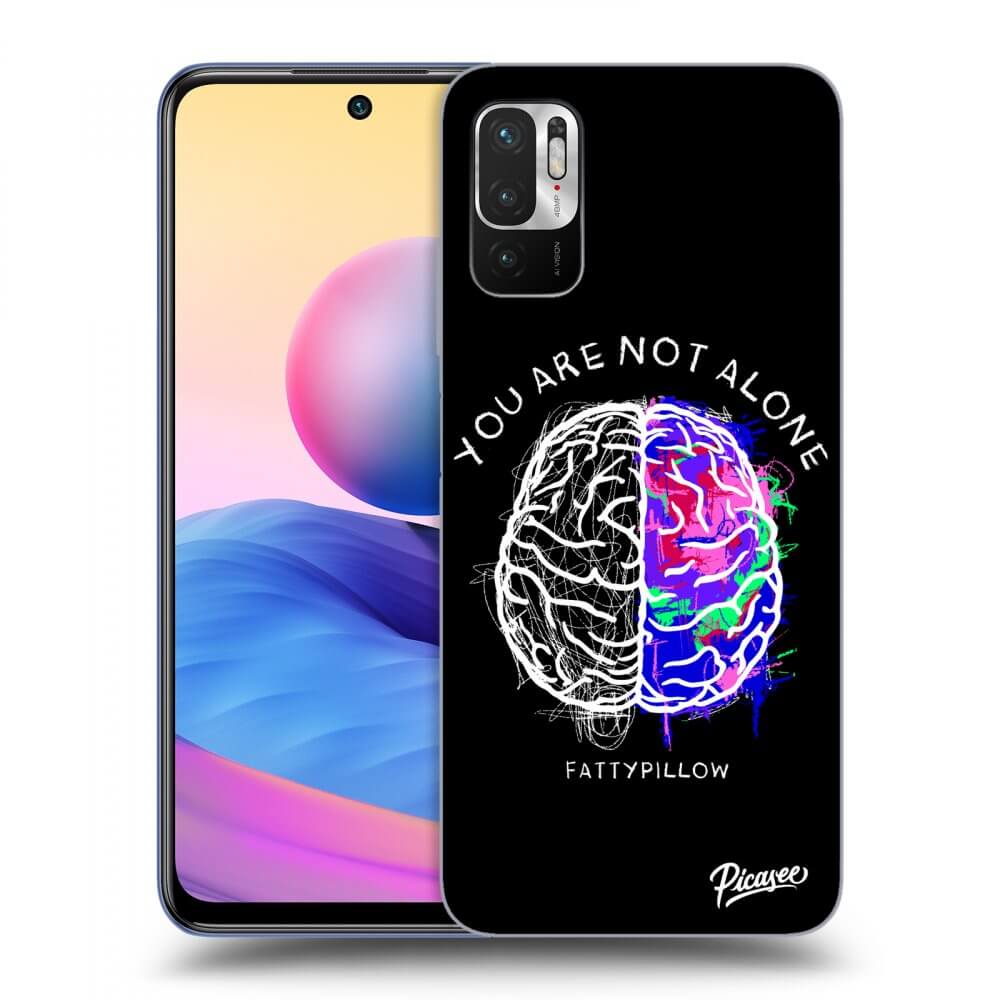 Picasee ULTIMATE CASE pro Xiaomi Redmi Note 10 5G - Brain - White