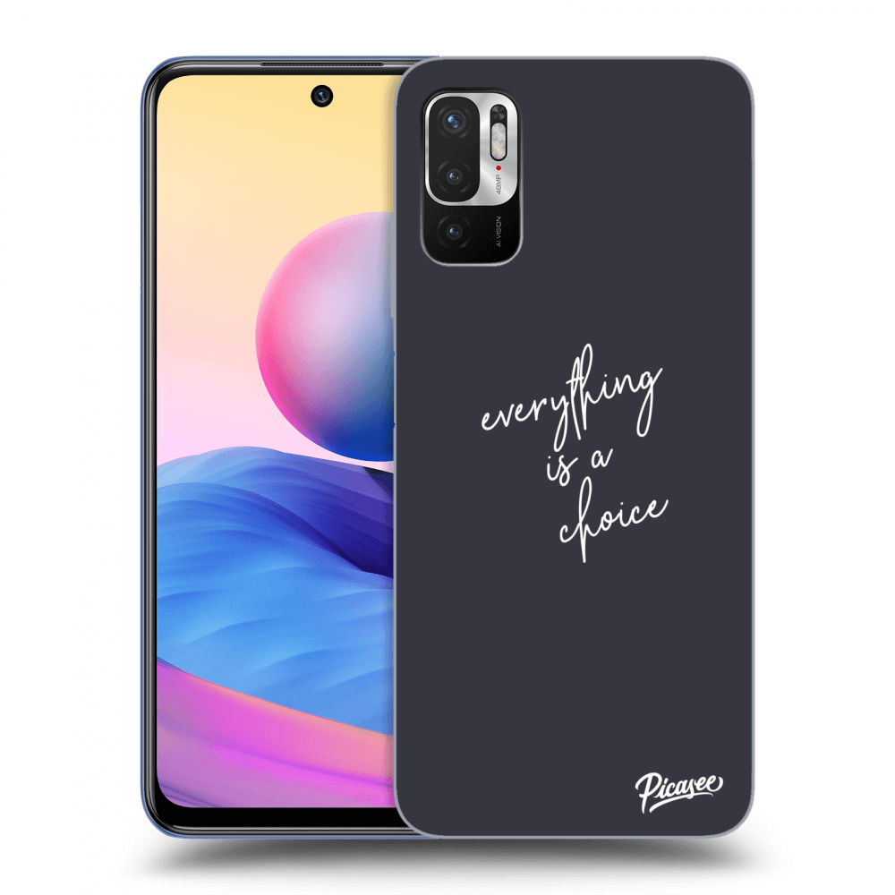 Picasee ULTIMATE CASE pro Xiaomi Redmi Note 10 5G - Everything is a choice