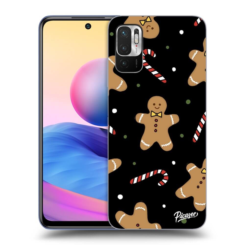 Picasee silikónový čierny obal pre Xiaomi Redmi Note 10 5G - Gingerbread