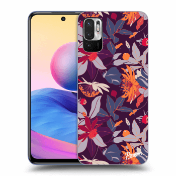 Obal pre Xiaomi Redmi Note 10 5G - Purple Leaf