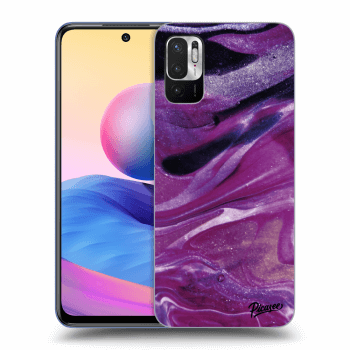 Obal pre Xiaomi Redmi Note 10 5G - Purple glitter