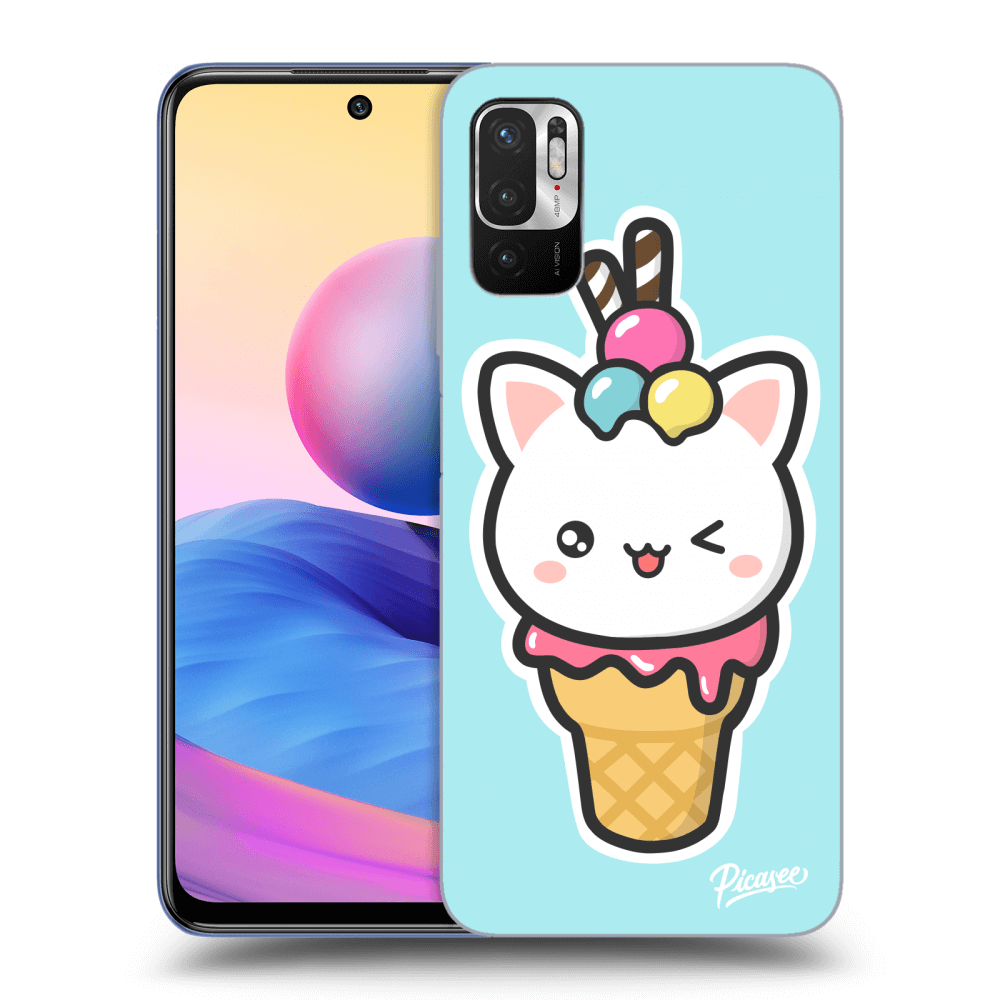 Picasee ULTIMATE CASE pro Xiaomi Redmi Note 10 5G - Ice Cream Cat