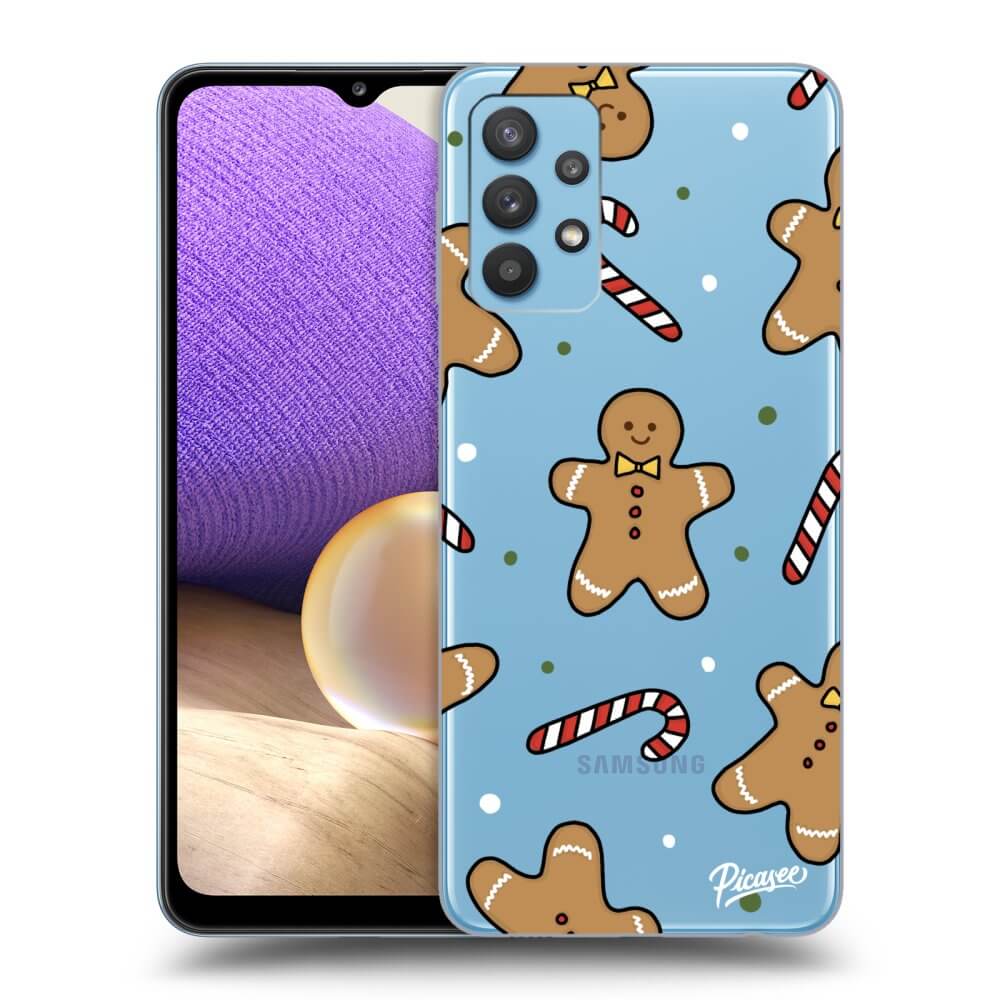 Picasee silikónový prehľadný obal pre Samsung Galaxy A32 4G SM-A325F - Gingerbread