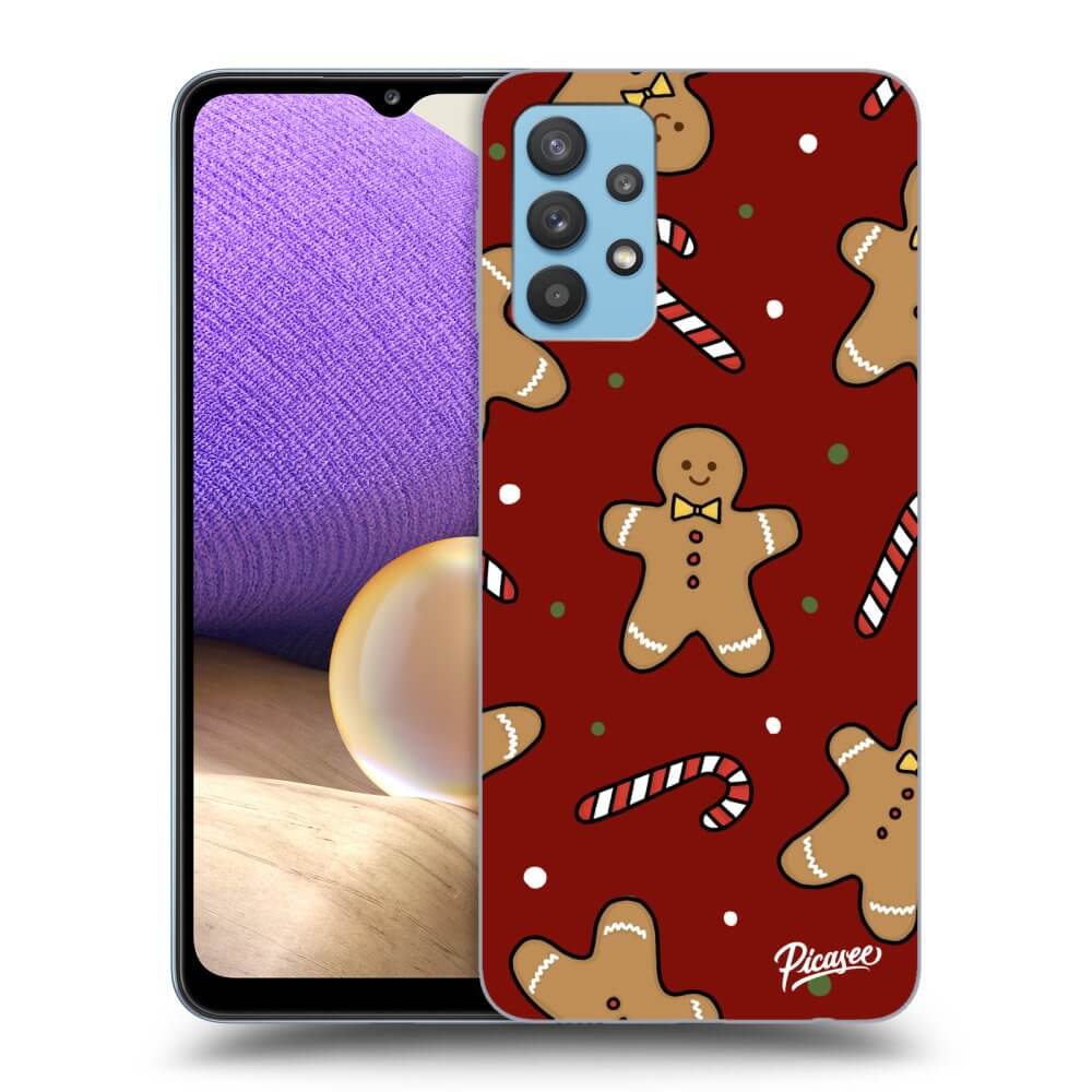 Picasee silikónový čierny obal pre Samsung Galaxy A32 4G SM-A325F - Gingerbread 2